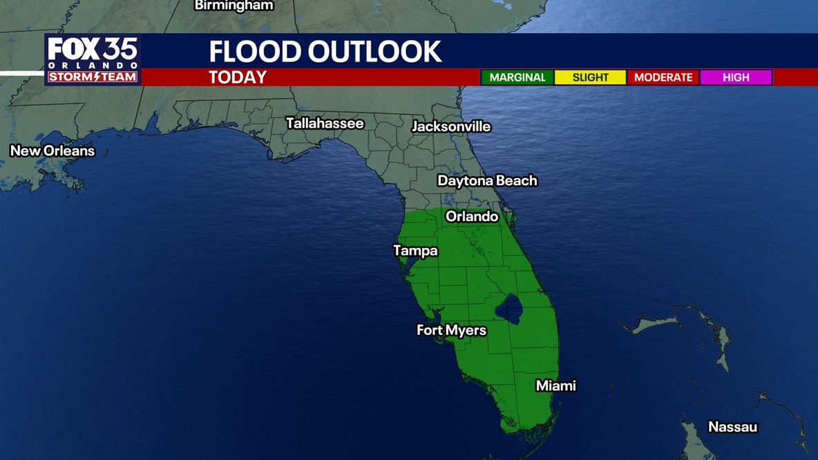 Orlando weather: Heavy rain brings some flooding risk across Central Florida