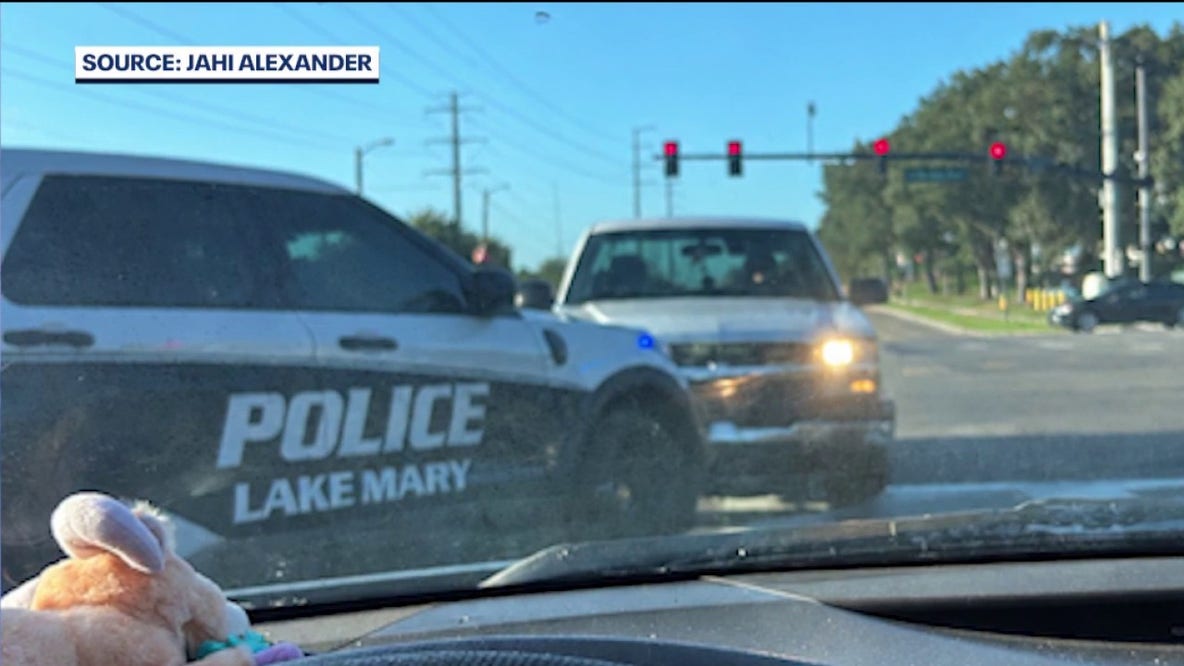 Lake Mary officer uses patrol car to stop runaway truck during medical emergency