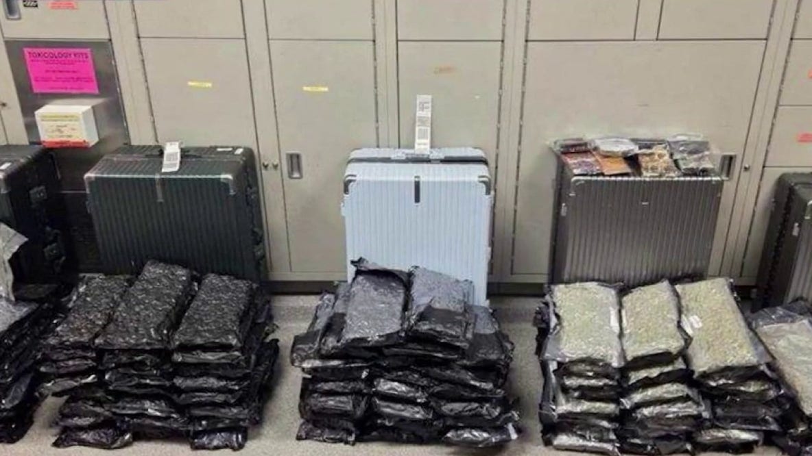 More than 200 pounds of marijuana seized in airport drug busts