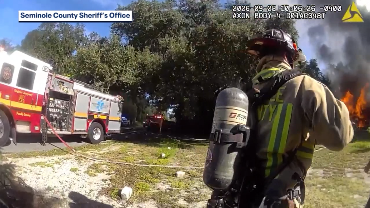 Body camera, 911 calls capture frantic response to deadly Seminole County house fire
