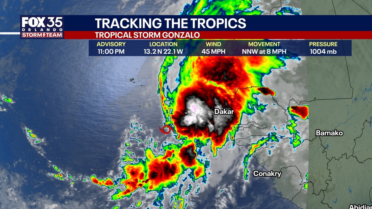 Tropical Storm Gonzalo forms in far eastern Atlantic; no threat to Florida