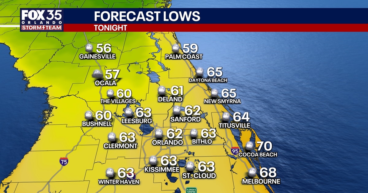 Orlando weather: Dry, comfortable weekend ahead across Central Florida ...