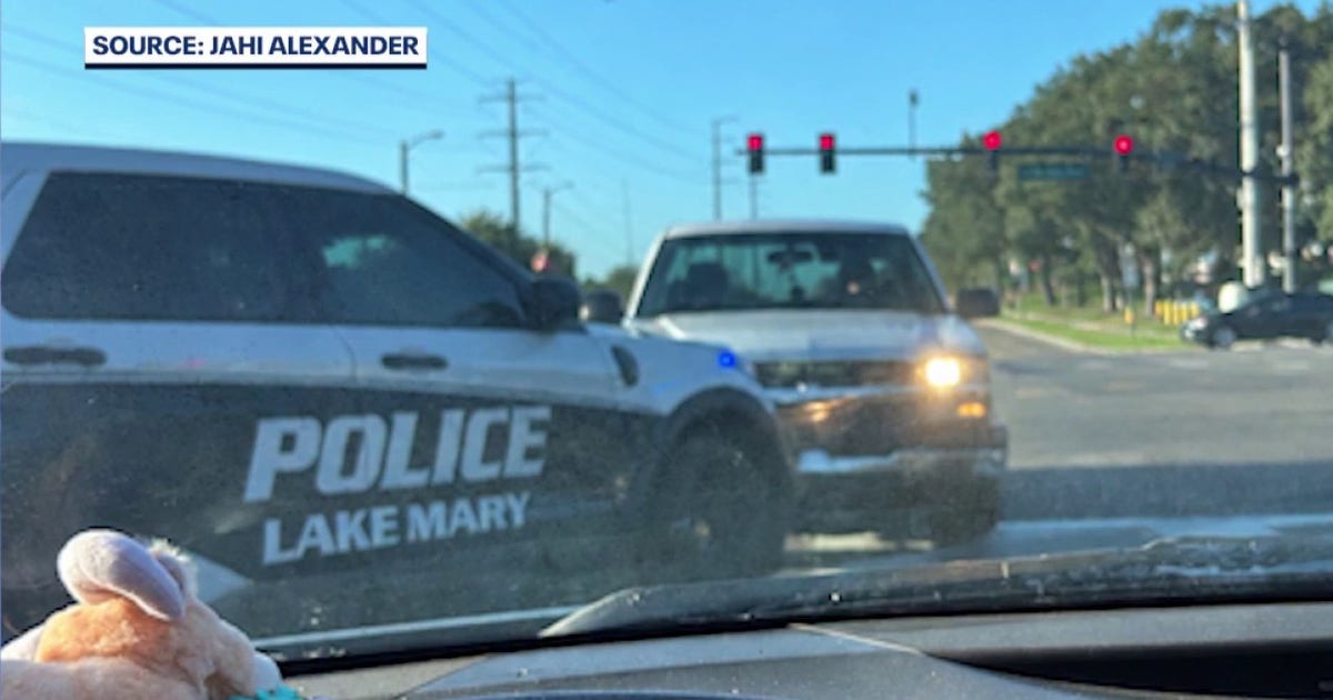 Lake Mary officer uses patrol car to stop runaway truck during medical emergency