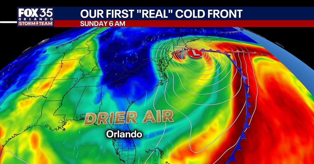 Universal Cold Weather Orlando weather: Fall cold front moving through Central Florida on ...