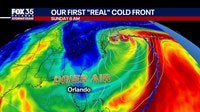 Orlando weather: Fall cold front moving through Central Florida on Thursday
