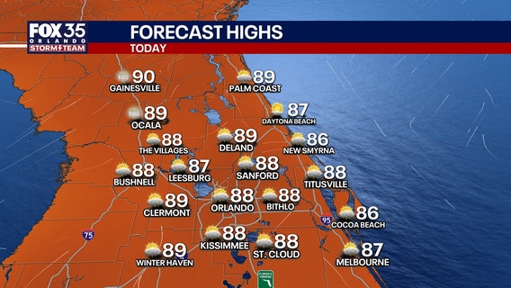 Orlando weather: Another pleasant day before humidity, storms return to Central Florida