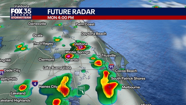 Orlando weather: Hot, muggy start to the week; rain chances increase by weekend