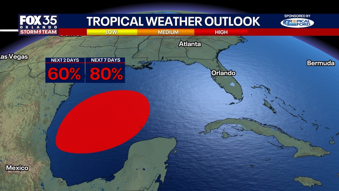 Invest 92L in Gulf could become tropical depression this week, NHC says