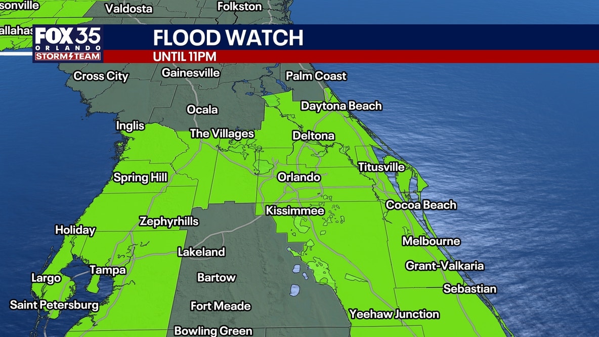 Orlando weather: Heavy rain, flooding concerns for Central Florida on Thursday