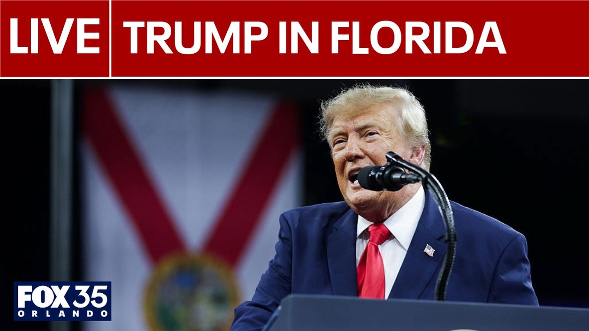 President Donald Trump in Daytona Beach: Watch live, live updates