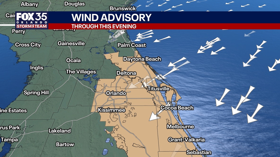 Orlando weather: Gusty winds and dangerous surf for Central Florida