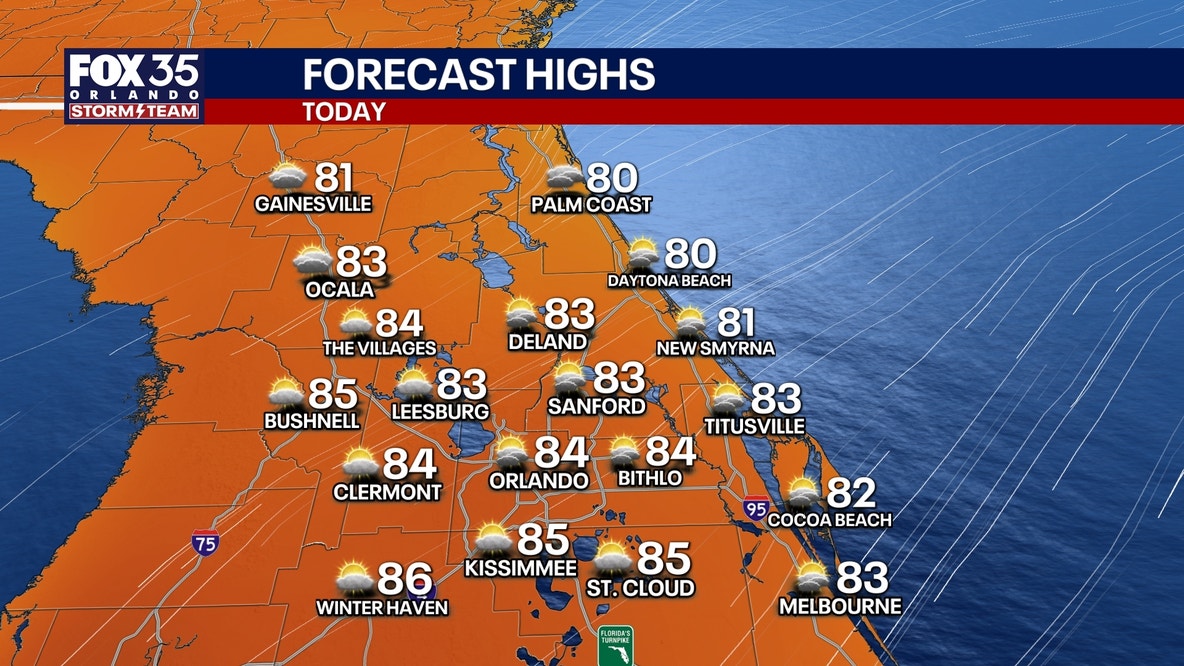 Orlando weather: Rain chances remain for Central Florida