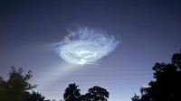 Photos: 'Space jellyfish' forms after SpaceX launch in Florida