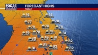 Orlando weather: Cooler temps, lower humidity in Central Florida this week