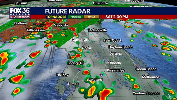 Orlando weather: Stormy weekend before drier weather returns to Central Florida