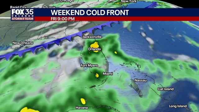 Orlando weather: Cold front to bring strong winds, cooler temperatures to Florida