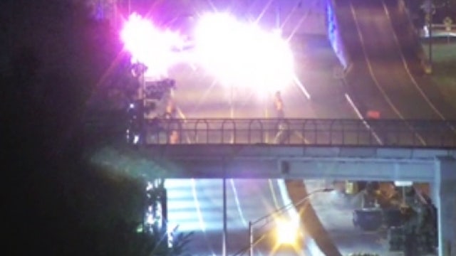 Man dies from self-inflicted gunshot wound after crash with construction truck on SR-408, FHP says
