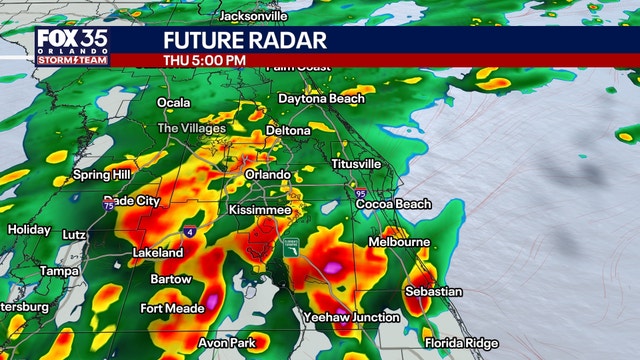 Orlando weather: Heavy rain, flooding concerns for Central Florida on Thursday