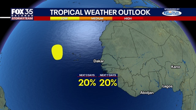 NHC: New disturbance in eastern Atlantic monitored for potential tropical development