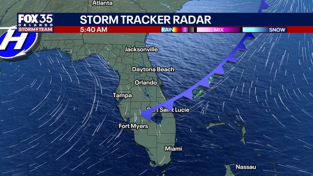 Orlando weather: Drier air, lower humidity for Central Florida to start the week