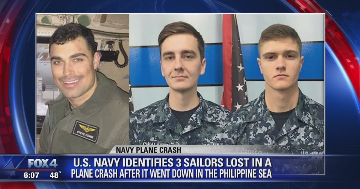 2 sailors from Florida, 1 from Louisiana die in crash | FOX 4 Dallas ...