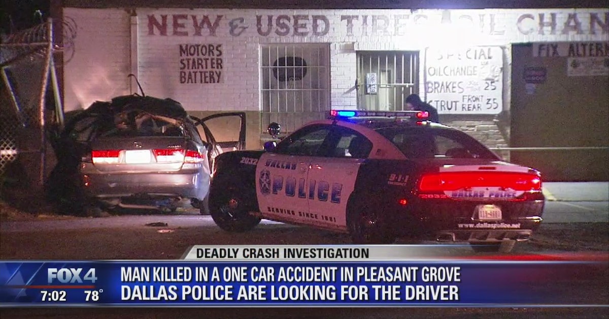 Dallas police search for driver after deadly crash in Pleasant Grove ...