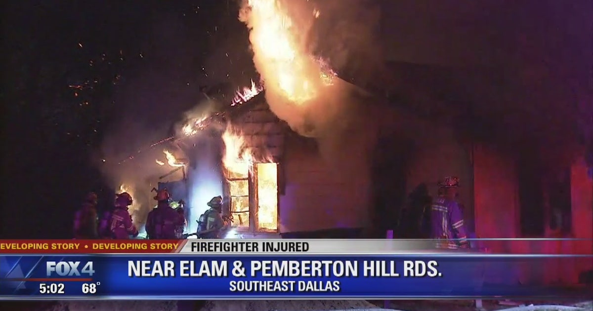 Dallas firefighter injured in overnight house fire | FOX 4 Dallas-Fort ...