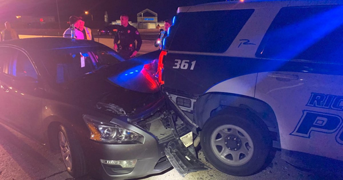 Alleged drunk driver crashes car into Richardson police vehicle | FOX 4 ...