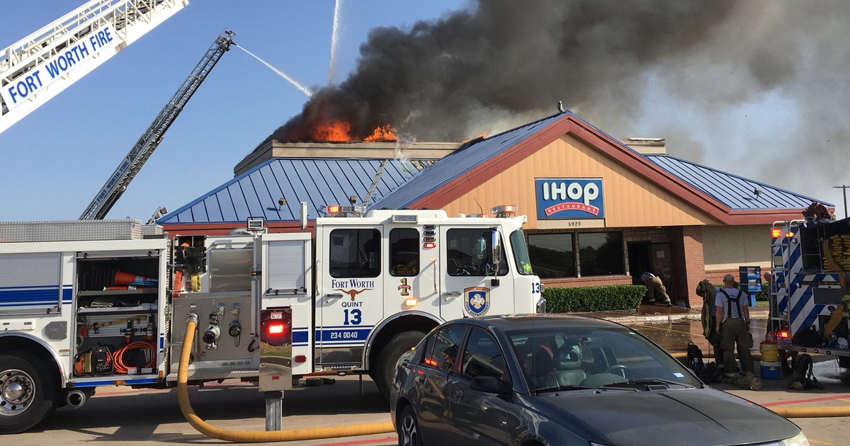 Fort Worth IHOP roof partially collapses because of fire | FOX 4 Dallas ...