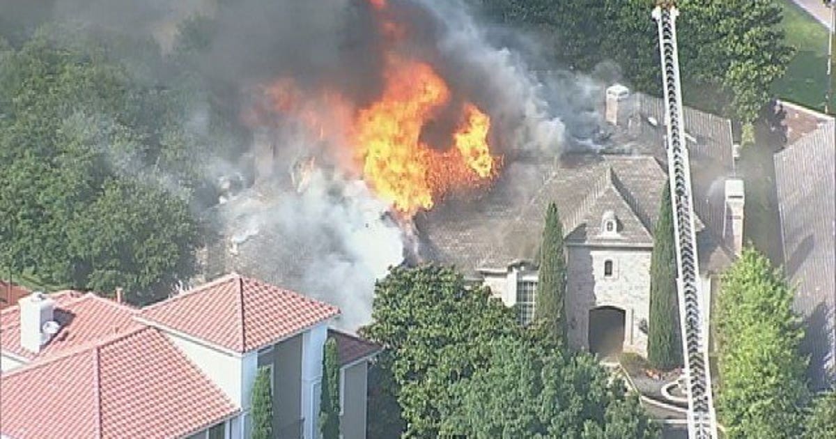Large fire breaks out in million-dollar North Dallas home | FOX 4 ...