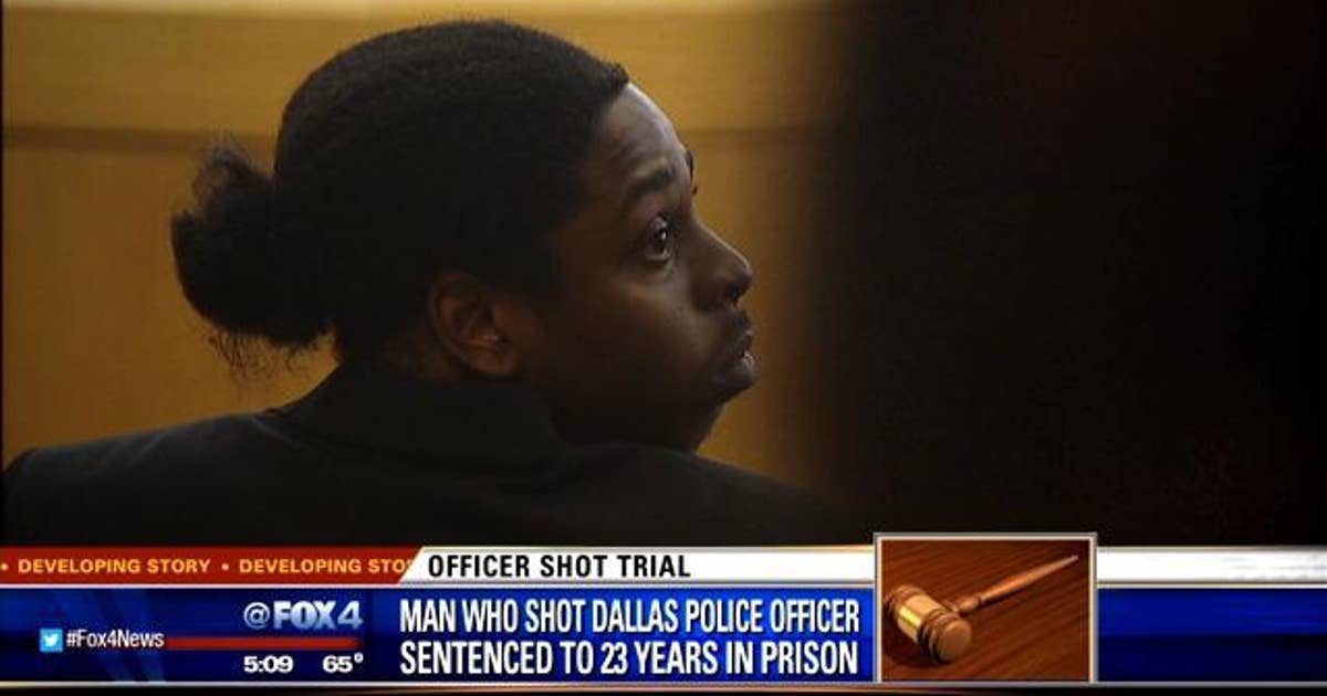 Man who shot DPD officer gets 23-year prison sentence | FOX 4 Dallas ...