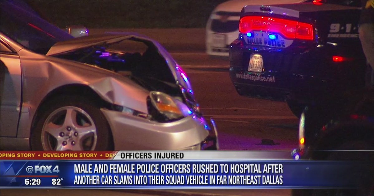 Two Dallas officers injured in overnight crash | FOX 4 Dallas-Fort Worth