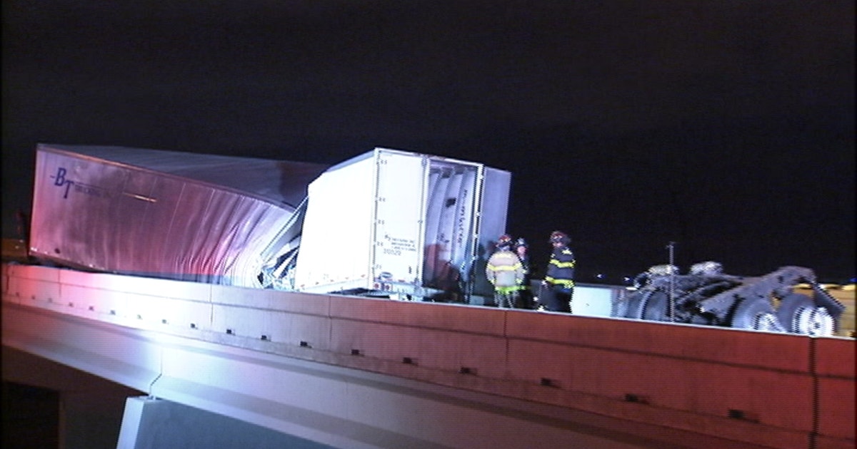 Fiery 18-wheeler crash causes traffic trouble | FOX 4 Dallas-Fort Worth