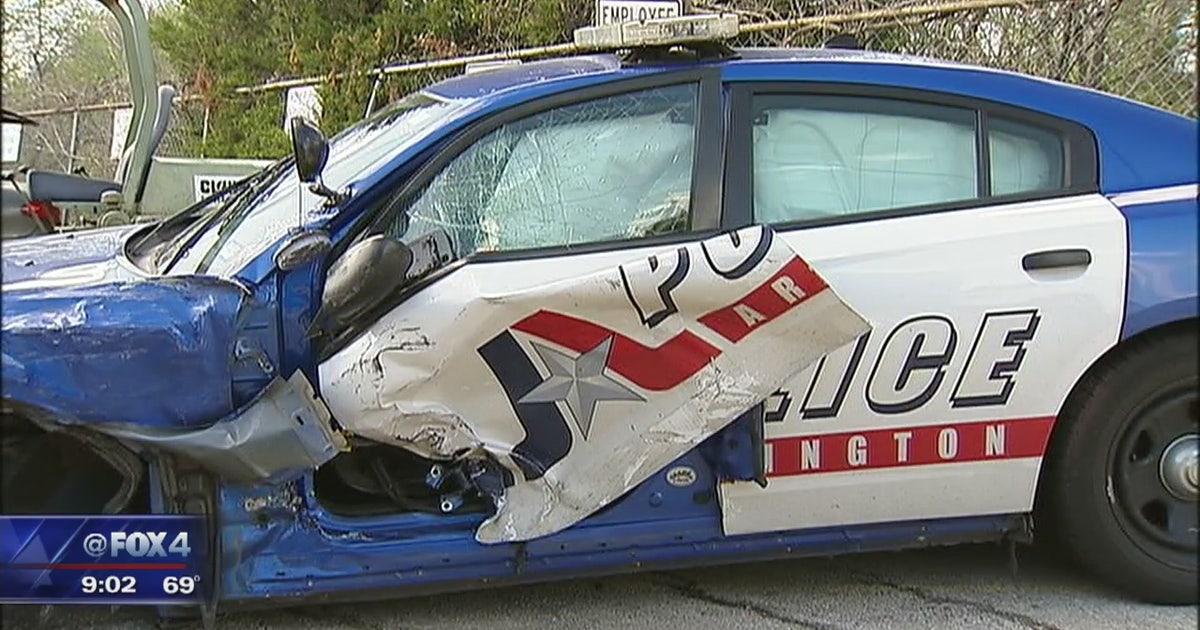 Suspected drunk driver rams into Arlington officer's car | FOX 4 Dallas ...
