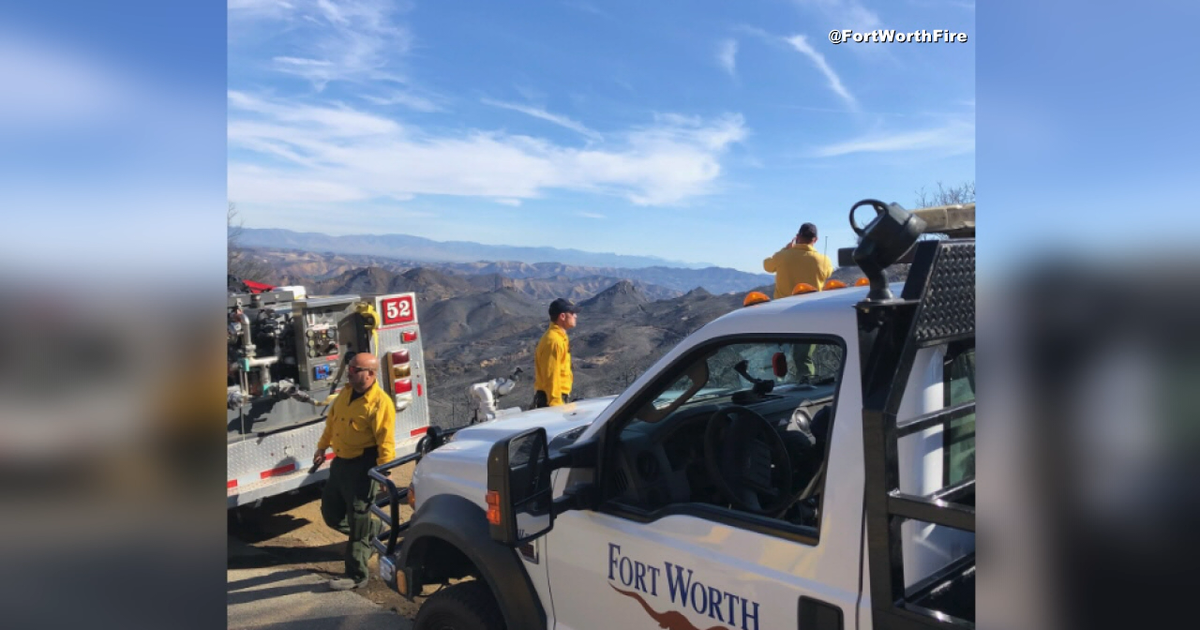 North Texas firefighters return after helping fight California ...