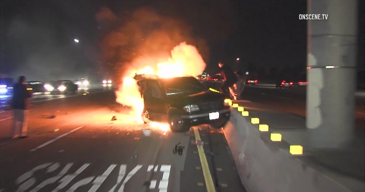 Photojournalist rescues driver trapped in burning car | FOX 4 Dallas ...