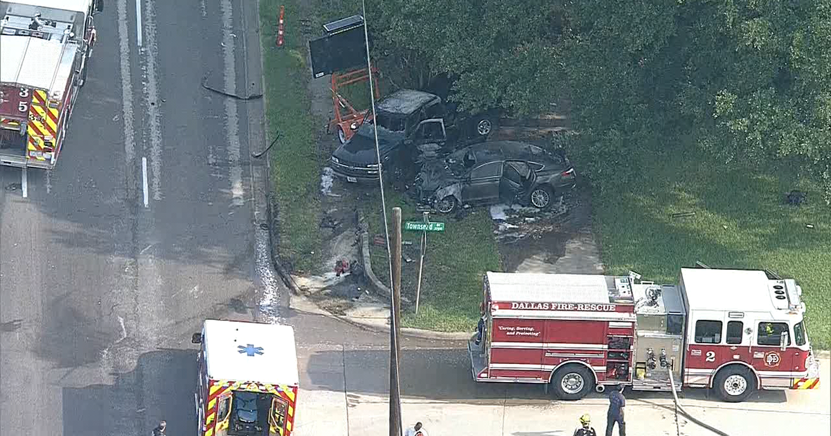 Dallas police officers involved in fiery crash | FOX 4 Dallas-Fort Worth