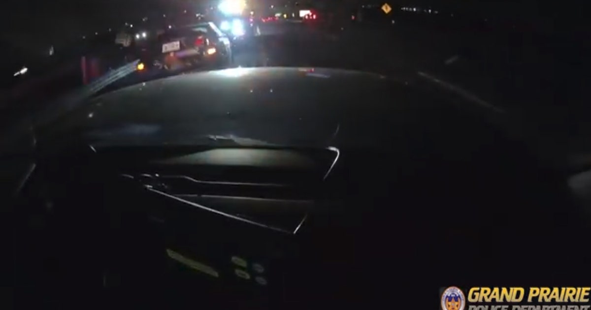 VIDEO: Grand Prairie police SUV rammed in suspected DWI crash | FOX 4 ...