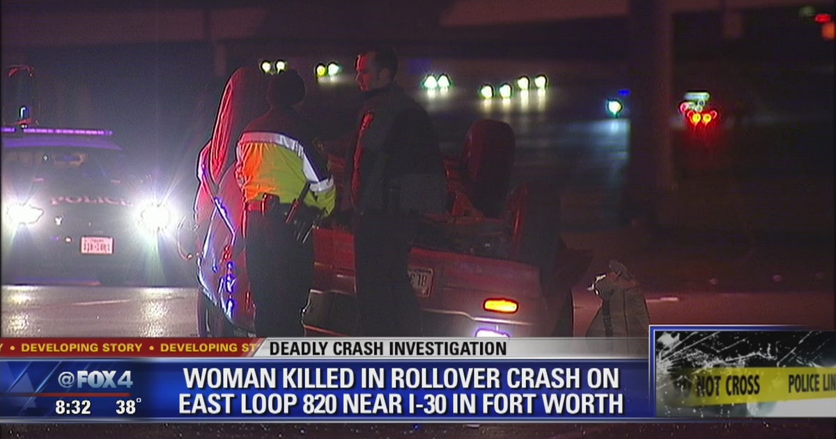 Woman killed in rollover crash on Loop 820 in Fort Worth | FOX 4 Dallas ...