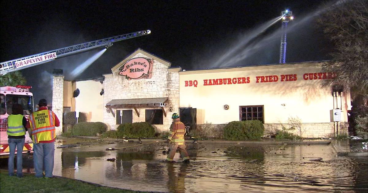 Grapevine BBQ restaurant destroyed in fire | FOX 4 Dallas-Fort Worth
