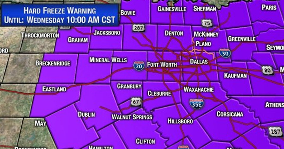 Single digit temperatures in parts of North Texas overnight | FOX 4 ...