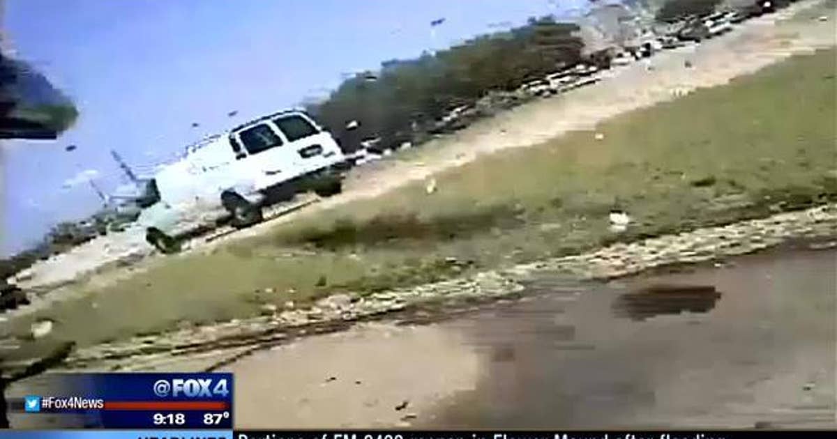 Dash cam video shows driver crashing into Irving officer's motorcycle ...