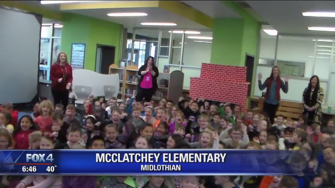 Evan visits McClatchey Elementary FOX 4 DallasFort Worth
