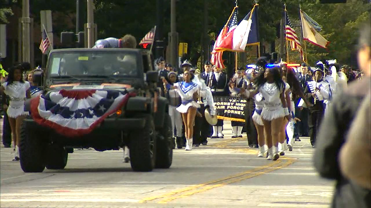 Dallas celebrates Veterans Day with parade