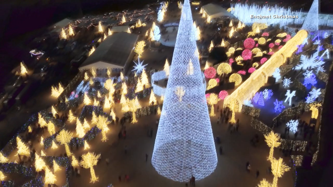 Enchant Christmas returns to North Texas with skating trail