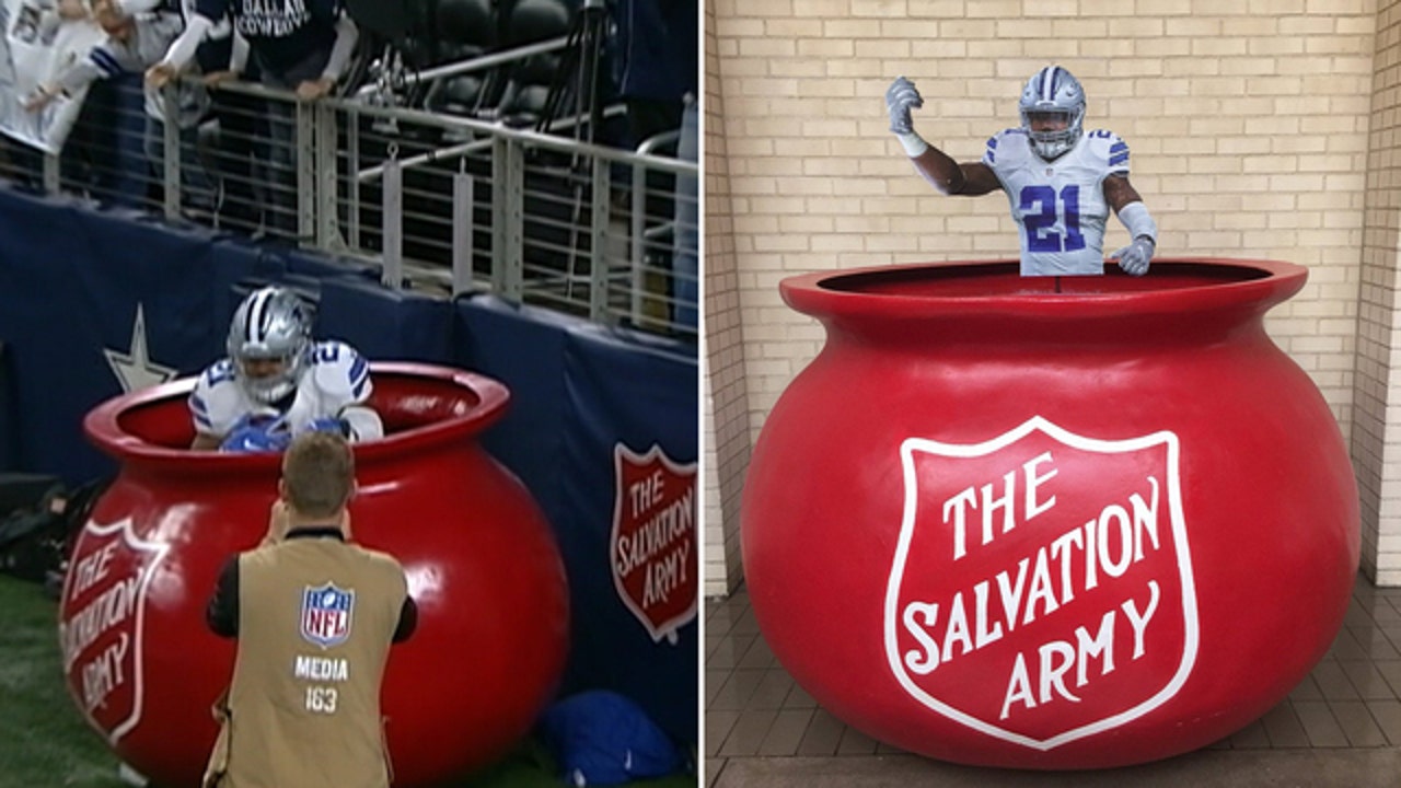 Want to take a selfie in Zeke's Red Kettle?