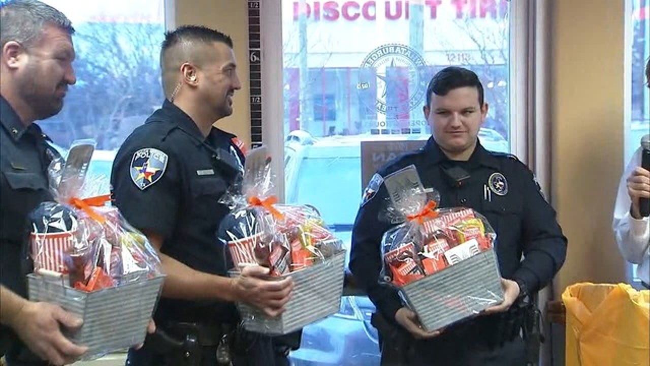 Balch Springs officers honored for rescuing woman and her son from fire
