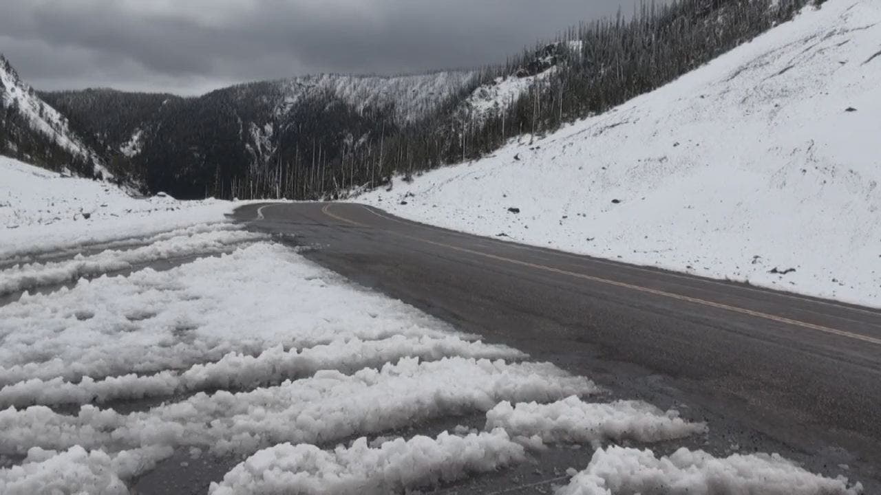 In August, Montana saw its first snow of the season