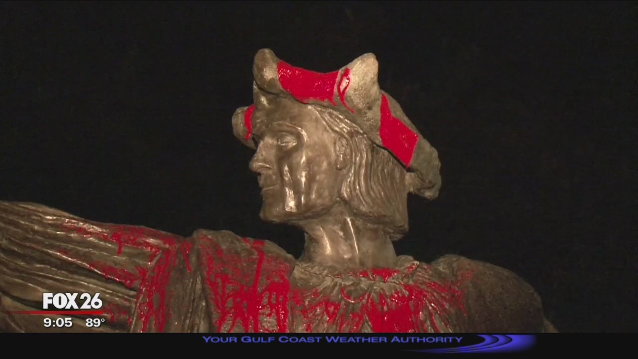 Historical statues in Houston found covered in paint FOX 4 Dallas