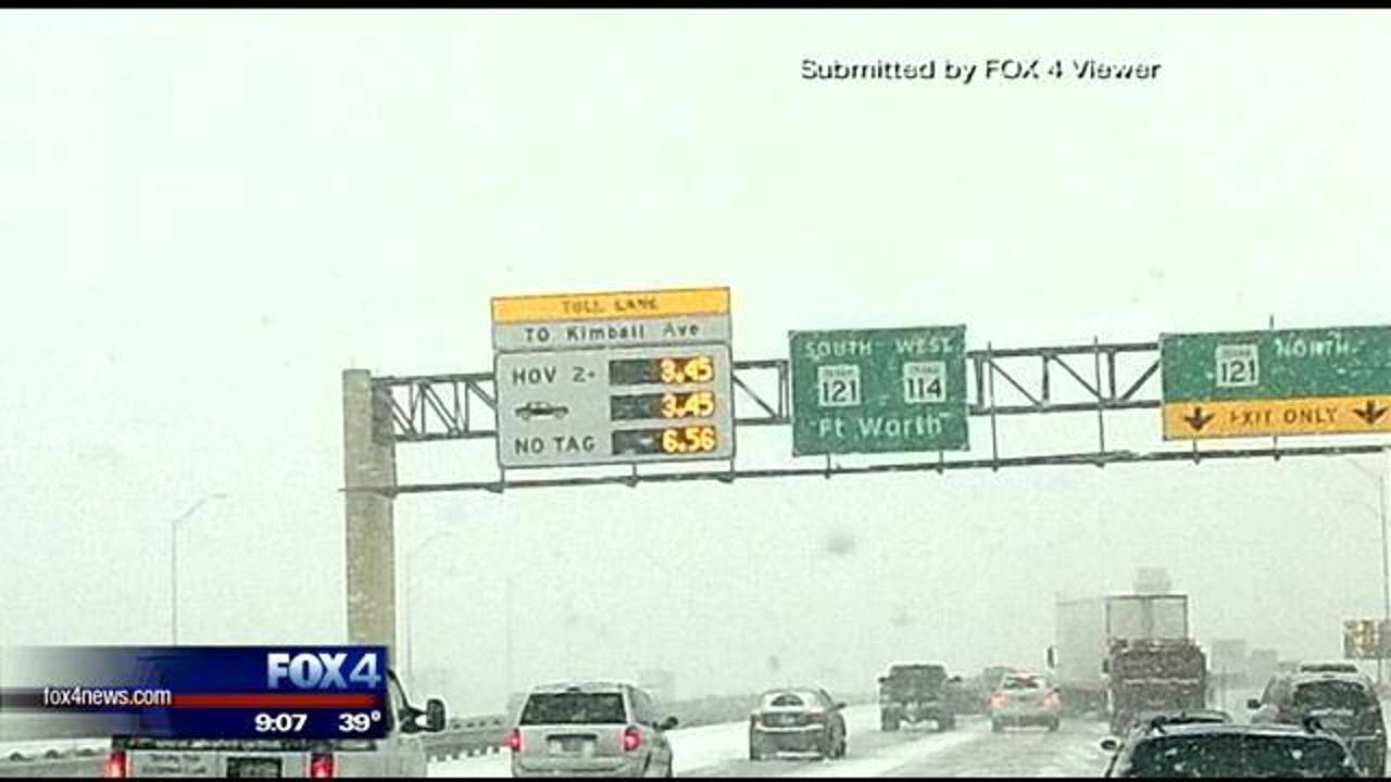 TxDOT offers explanation for toll lanes price spike during winter storm